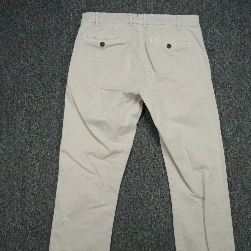 Peter Millar Pants Mens 33x30 Khaki Tan Concorde Garment Dyed Chino Stretch Golf